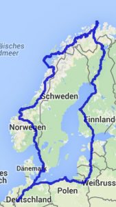 Route Nordkap